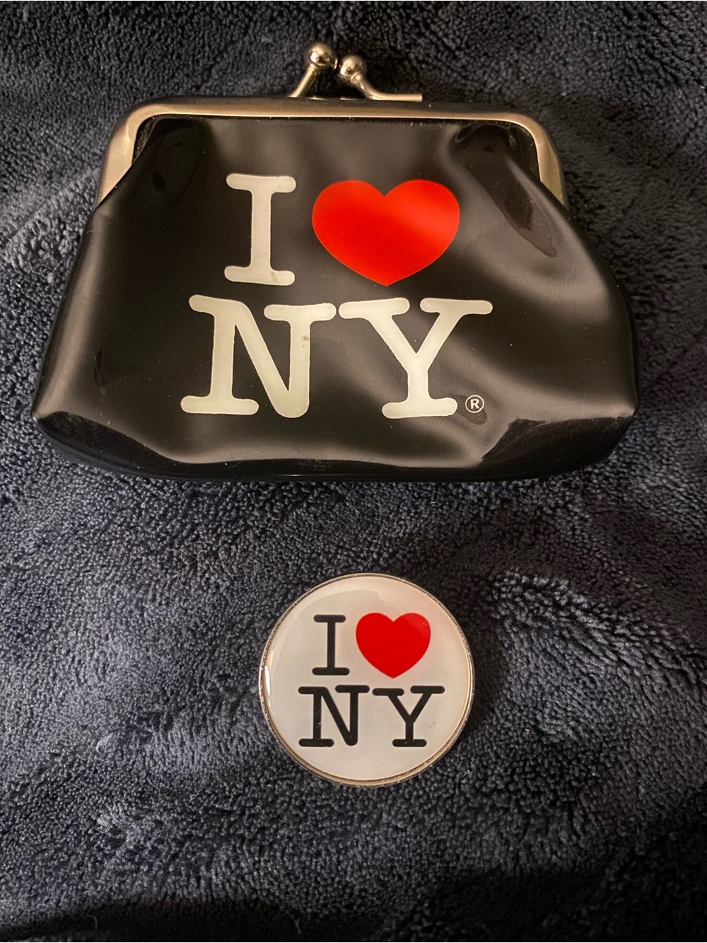 I ♥ NY Red Heart Enamel Brooch - I ♥ NY